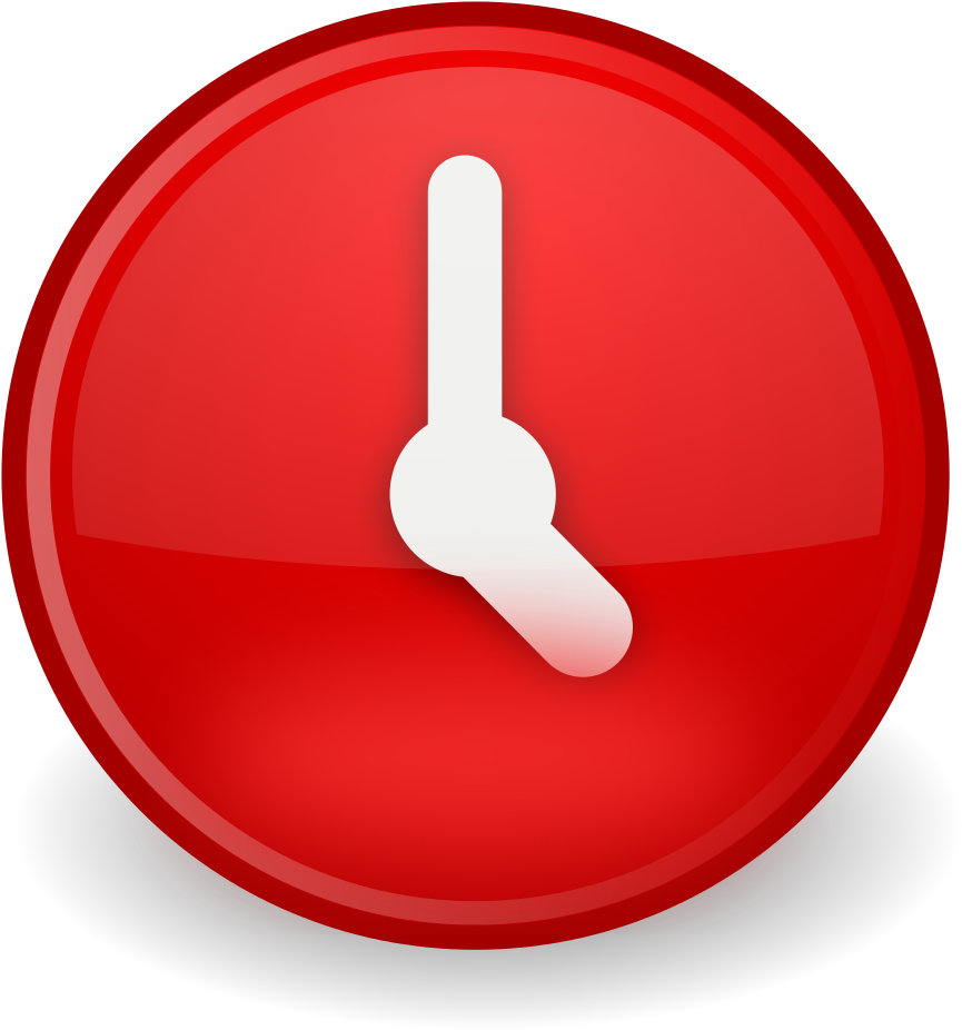 Gnome Emblem Urgent Clipart (865x926), Png Download