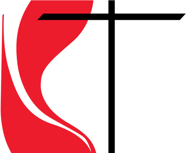 United Methodist Cross And Flame Clipart Png Download Full Size