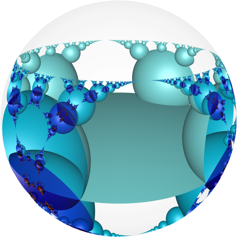 Hyperbolic Honeycomb 4 I 6 Poincare Clipart (1024x1024), Png Download