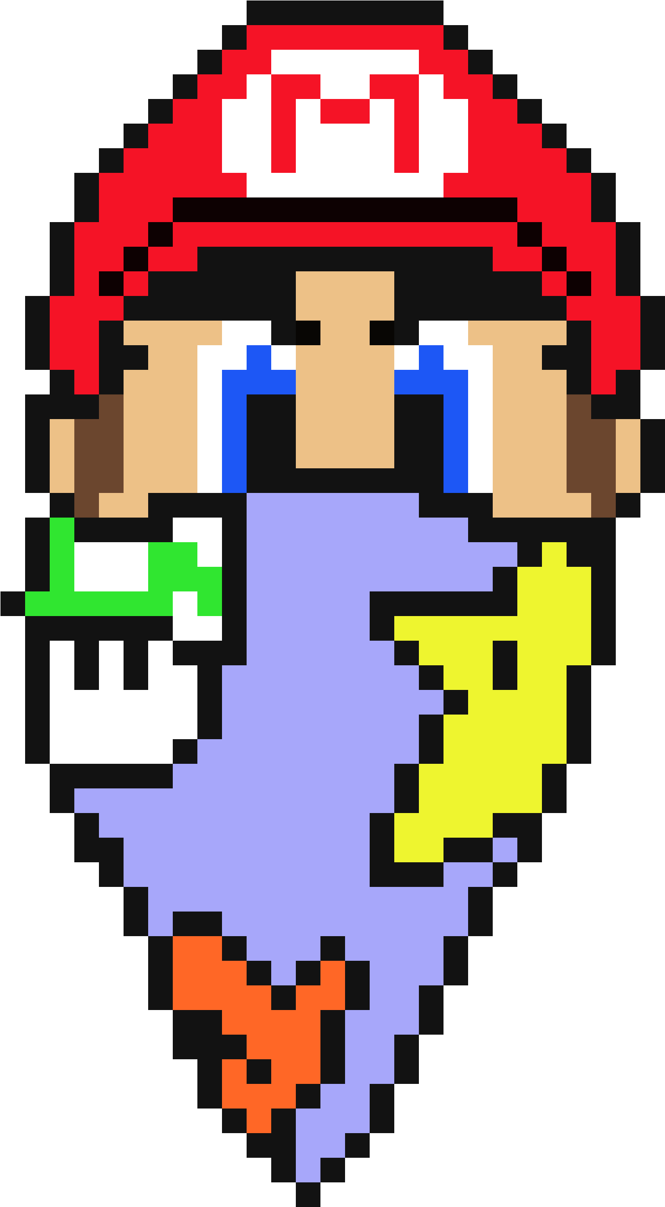 Super Mario Beads Art Clipart (2350x3000), Png Download