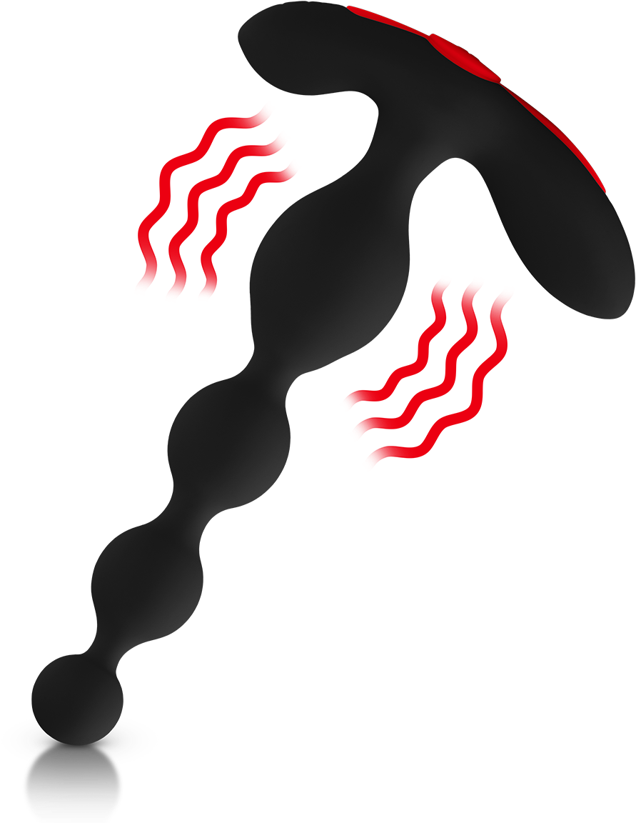 Vibrating Anal Beads Clipart (1032x1200), Png Download