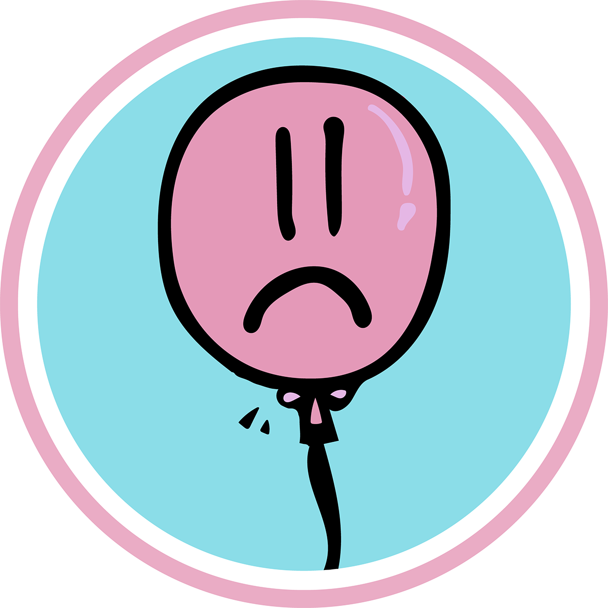 Everyday With Depression And A Part Of A Song That Clipart (1200x1200), Png Download