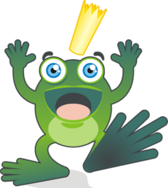 Goofy Frog Prince Clipart - Png Download (538x600), Png Download