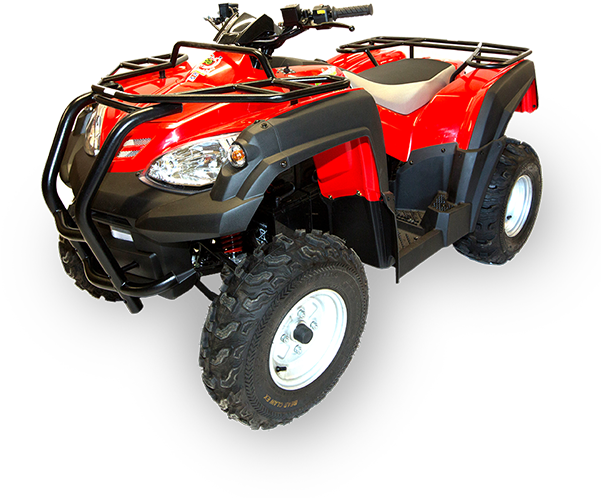 Dominator Electric Quad Bike Clipart (600x538), Png Download