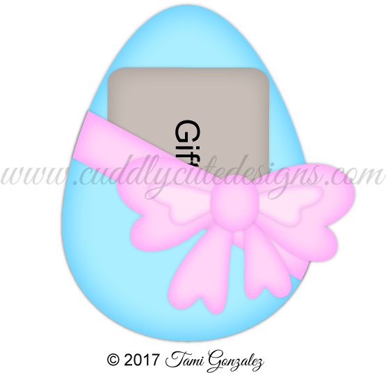 Egg Gift Card Holder Clipart (600x600), Png Download