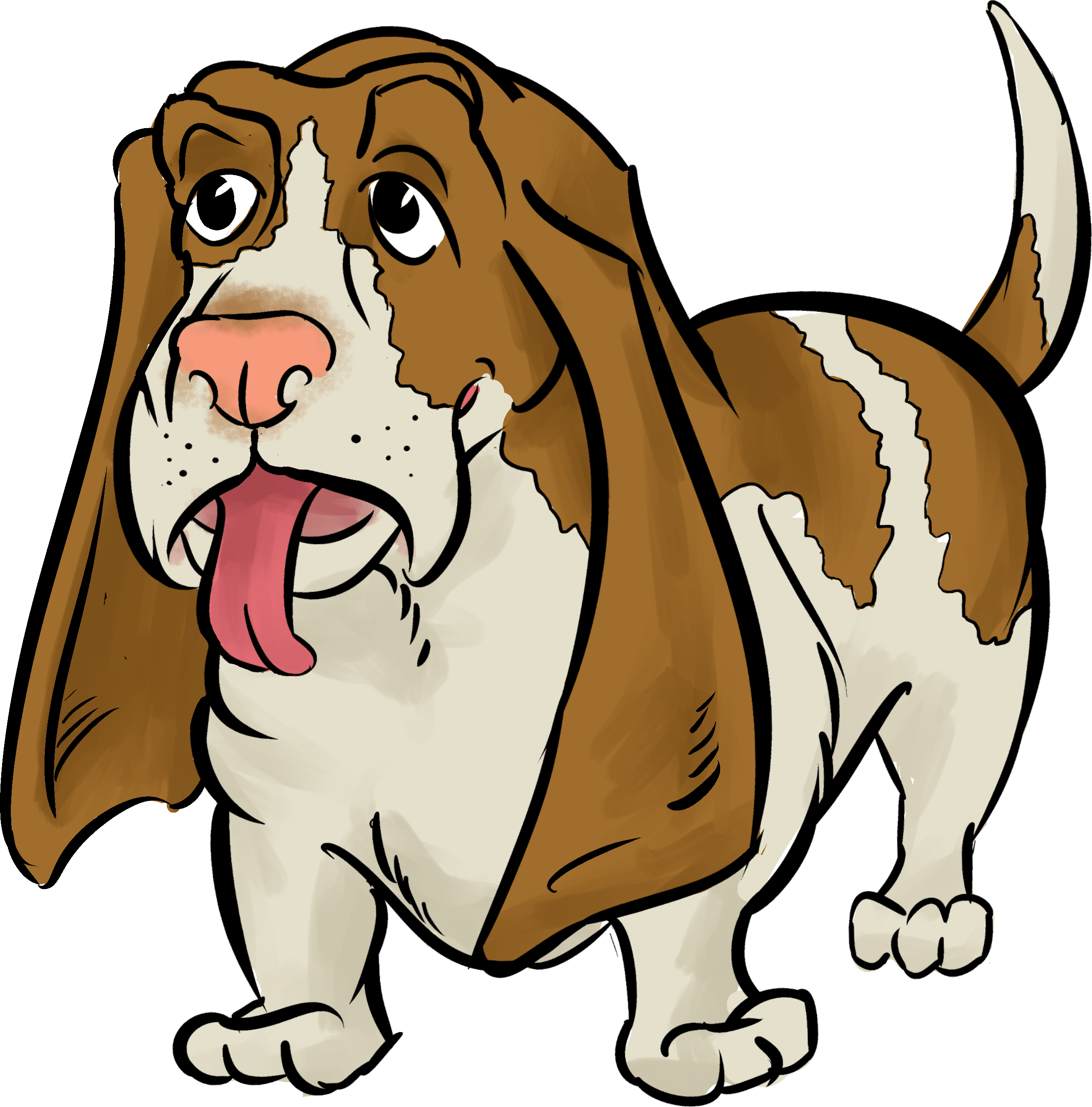 Sir Humphrey Basset Breed Clipart (2625x2662), Png Download