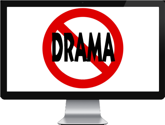 Stop The Drama Clipart (600x600), Png Download