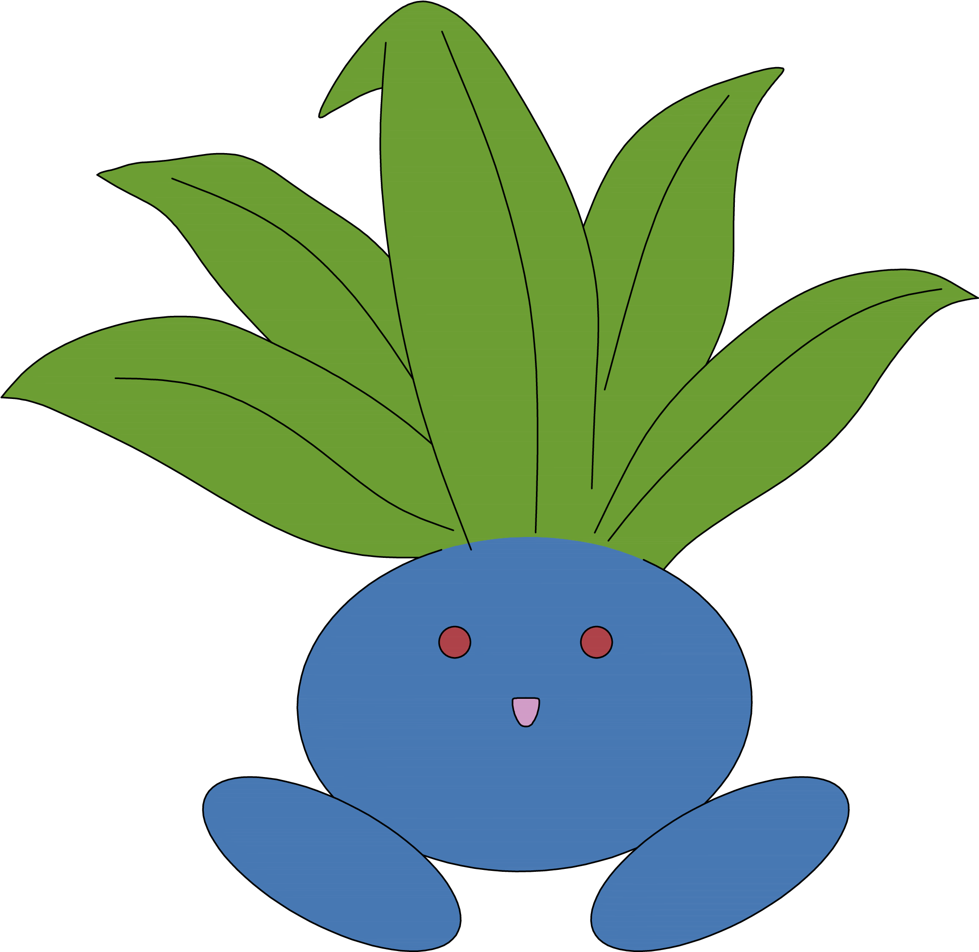 Oddish Transparent Blueberry Clipart (3300x2550), Png Download