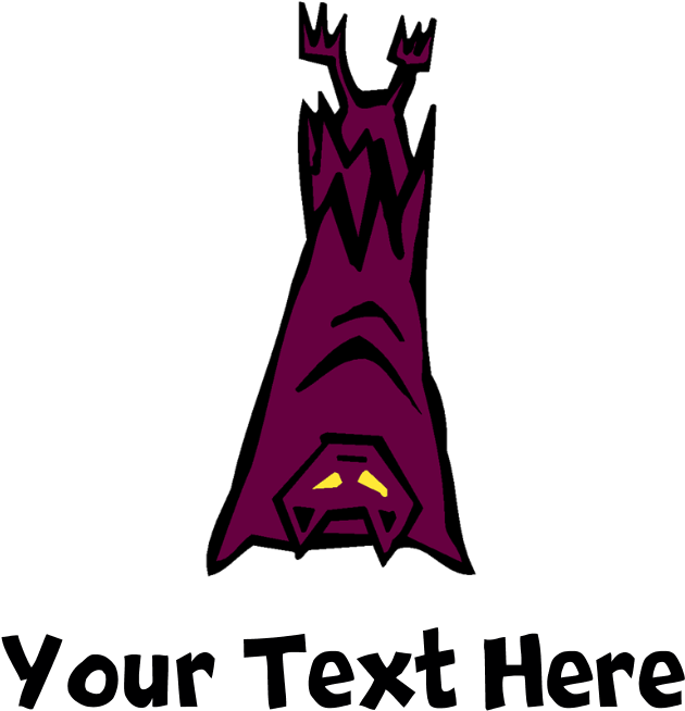 Download Bat Hanging Upside Down Hoodie Clipart (2932469) PinClipart