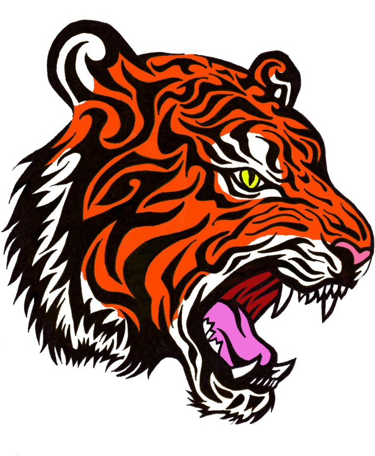 Color Tattoo Png File Clipart (800x939), Png Download