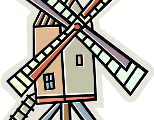 Netherlands Clipart Energy Windmill - Png Download (640x480), Png Download
