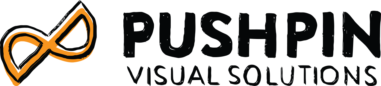 Pushpin Visual Solutions Clipart (1272x289), Png Download