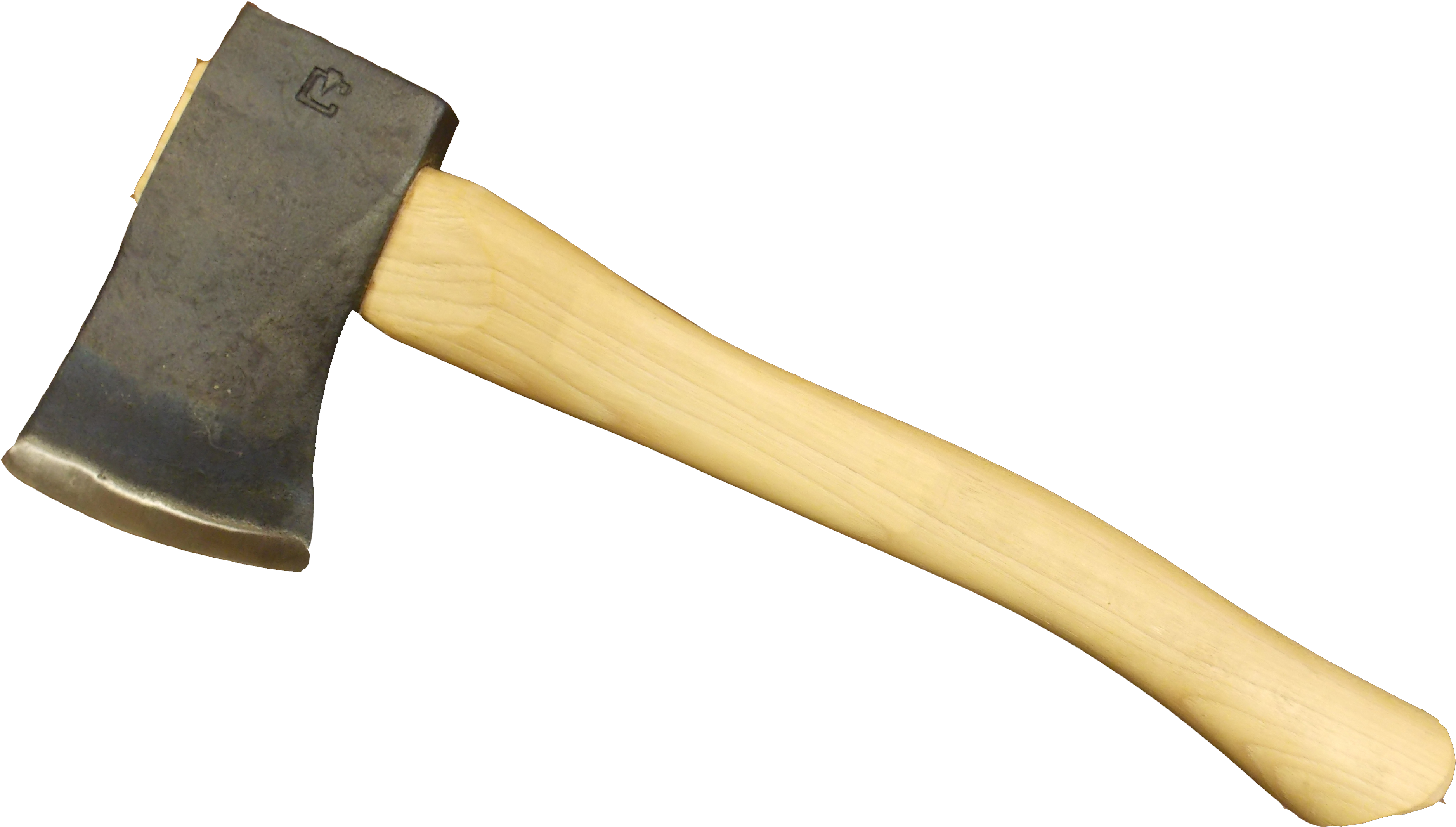 14″ Curved Wooden Handle Sport Utility Finish Clipart (3999x2428), Png Download