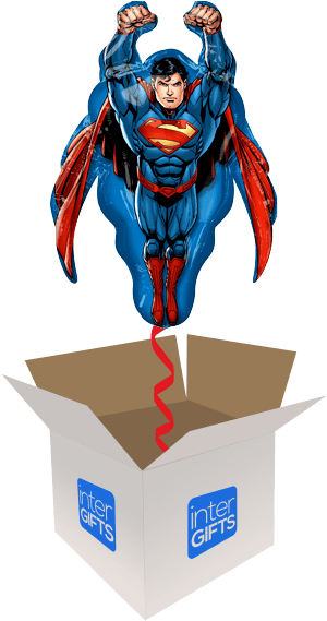 34″ Supershape Superman Clipart (568x568), Png Download