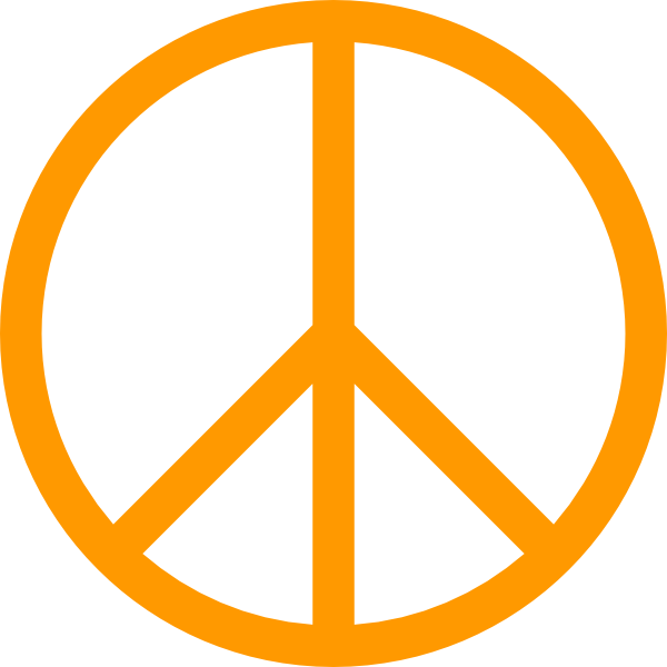 Peace Symbol Clipart (600x600), Png Download