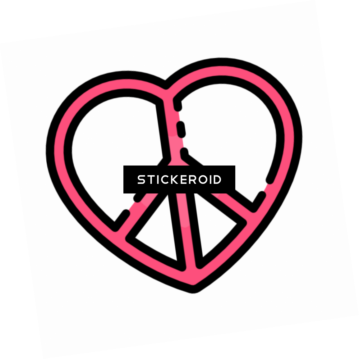 Hippie Peace Clipart (1155x1156), Png Download