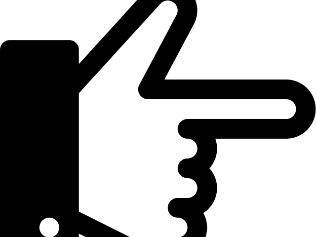 Finger Clipart Point Right - Png Download (640x480), Png Download