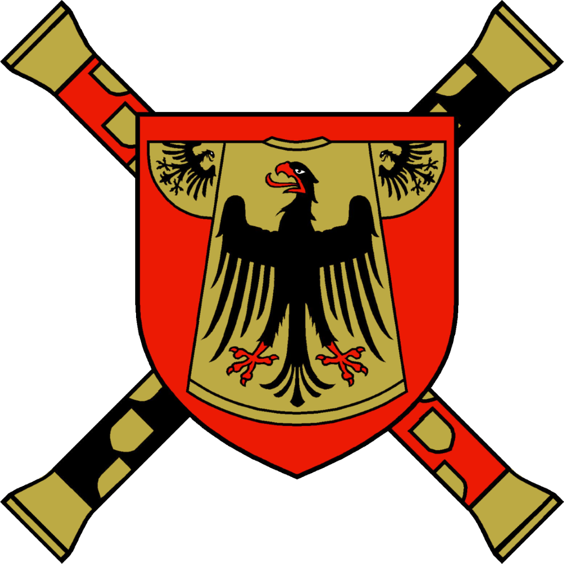 Currentarms Of The German Heraldry Society Clipart (1119x1119), Png Download
