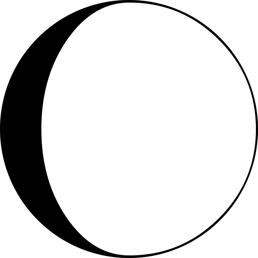 Moon Phase Symbol Comments Clipart (980x980), Png Download
