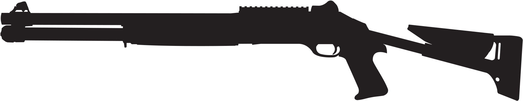 Gun Clipart Ar15 - Png Download (2000x857), Png Download