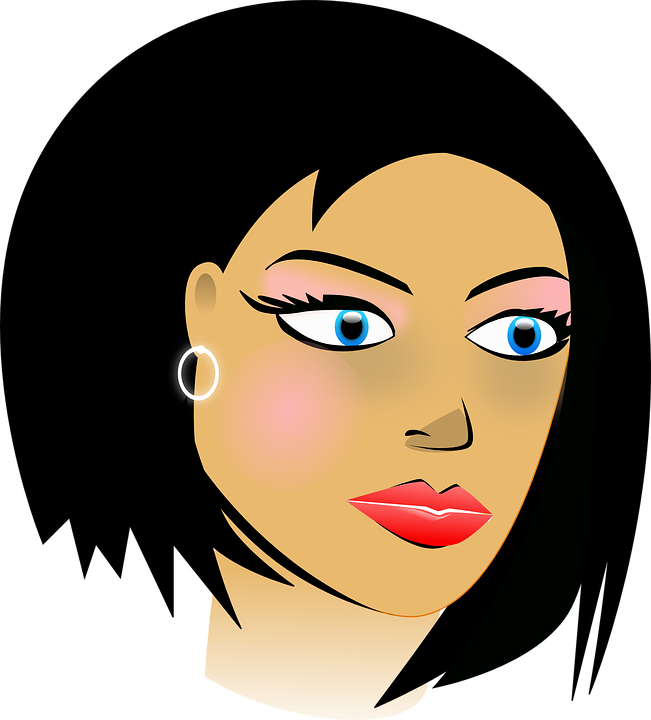 Clipart Of Face And Portrait - Png Download (651x720), Png Download