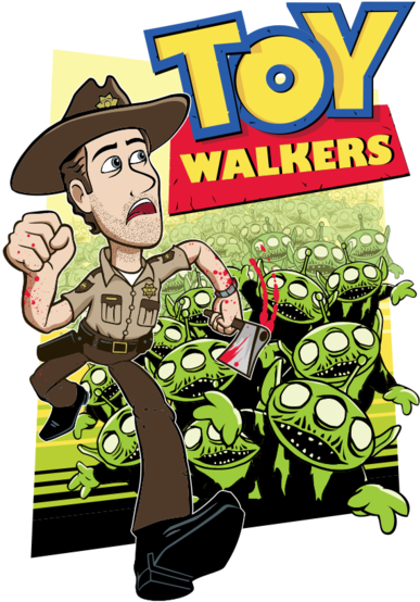 Toy Walkers Cool Toys, The Walking Dead, Toy Story, Clipart (630x630), Png Download