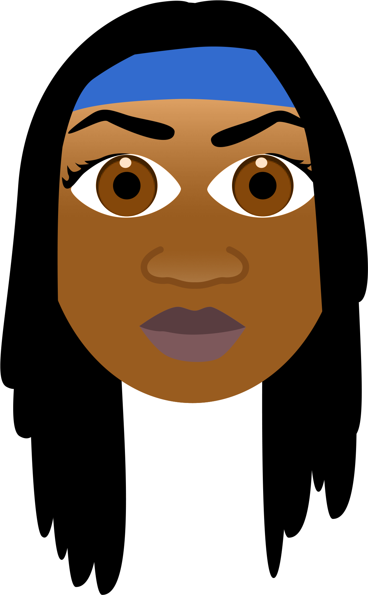 Walking Dead Emoji Michonne Dailydot Clipart (2000x2000), Png Download