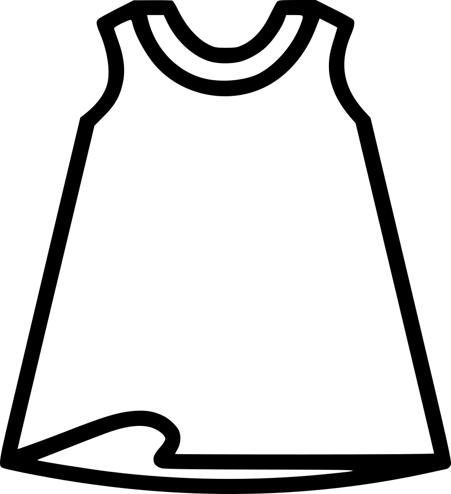 Dress Svg Formal Clipart (894x980), Png Download