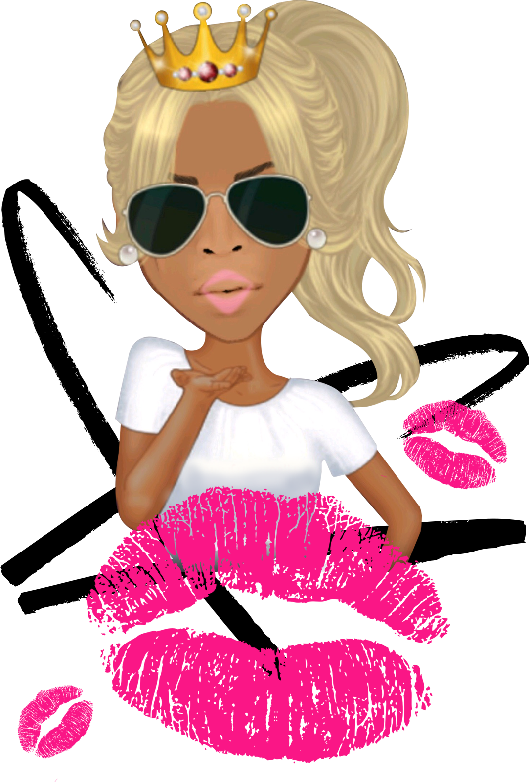 Extensions And Luxury Wigs Clipart (1240x1670), Png Download