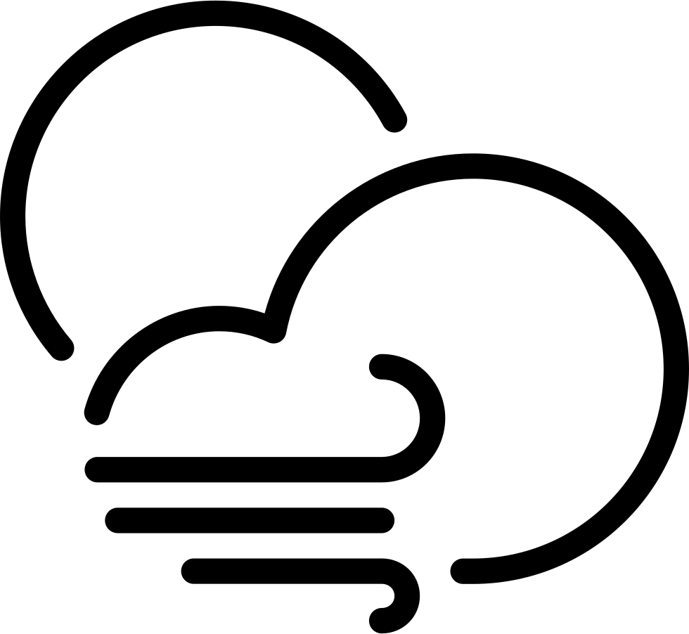 Partly Windy Comments Clipart (980x902), Png Download