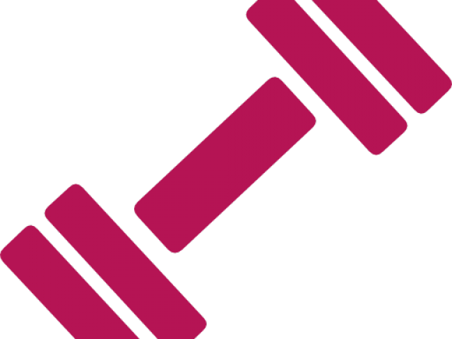 Pink Clipart Barbell - Png Download (640x480), Png Download