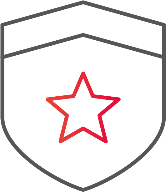 Shield With Star Clipart (901x901), Png Download