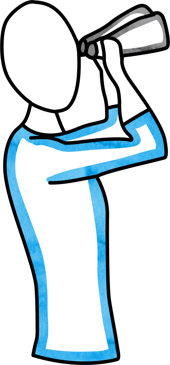 We're Looking Out For You Clipart (560x1200), Png Download