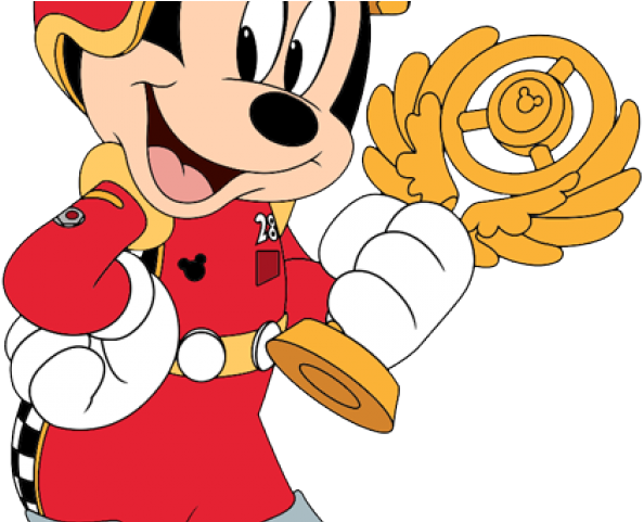 Mickey Mouse Clipart Racer - Png Download (640x480), Png Download