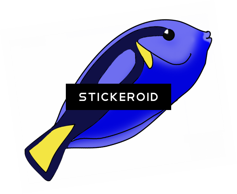 Blue Fish Animals Clipart (810x663), Png Download