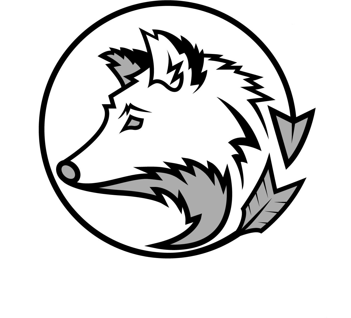 Large Size Of To Draw A Wolf Head Easy How Chibi Tattoos Clipart (1084x1084), Png Download