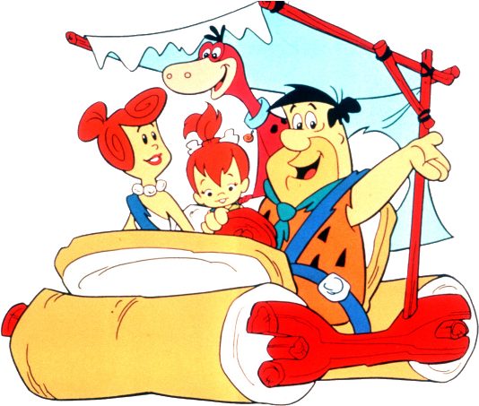 Flintstones Characters Free Cartoon Images Green Tea Clipart (600x600), Png Download