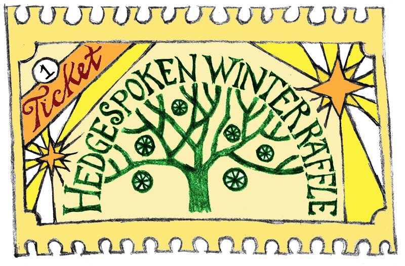 Hedgespoken Raffle Ticket 2015 Clipart (800x526), Png Download