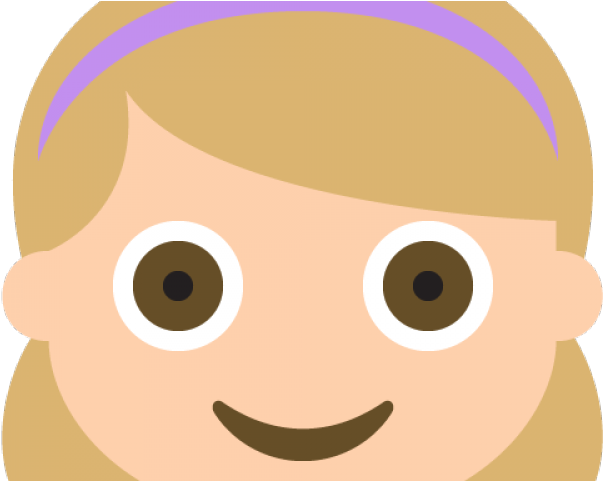 Emoji Face Clipart Girl - Png Download (640x480), Png Download