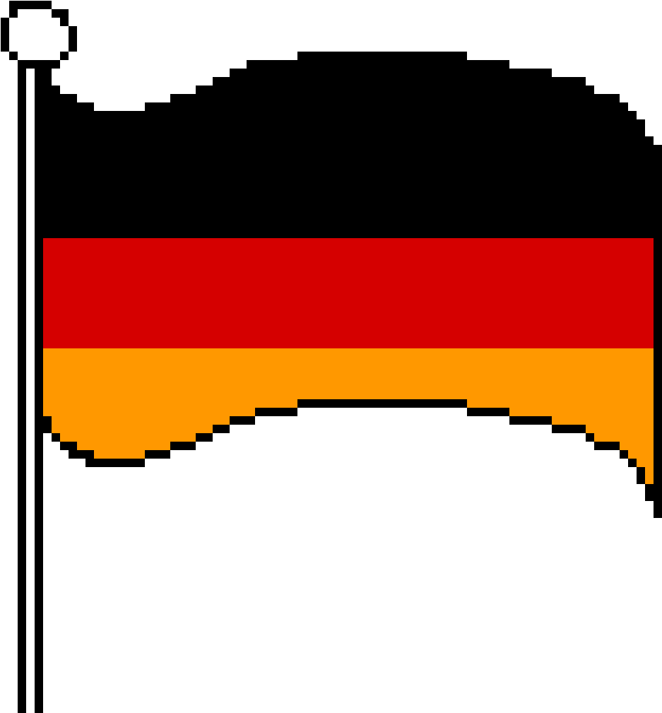Fixed You're German Flag Clipart (1200x1200), Png Download