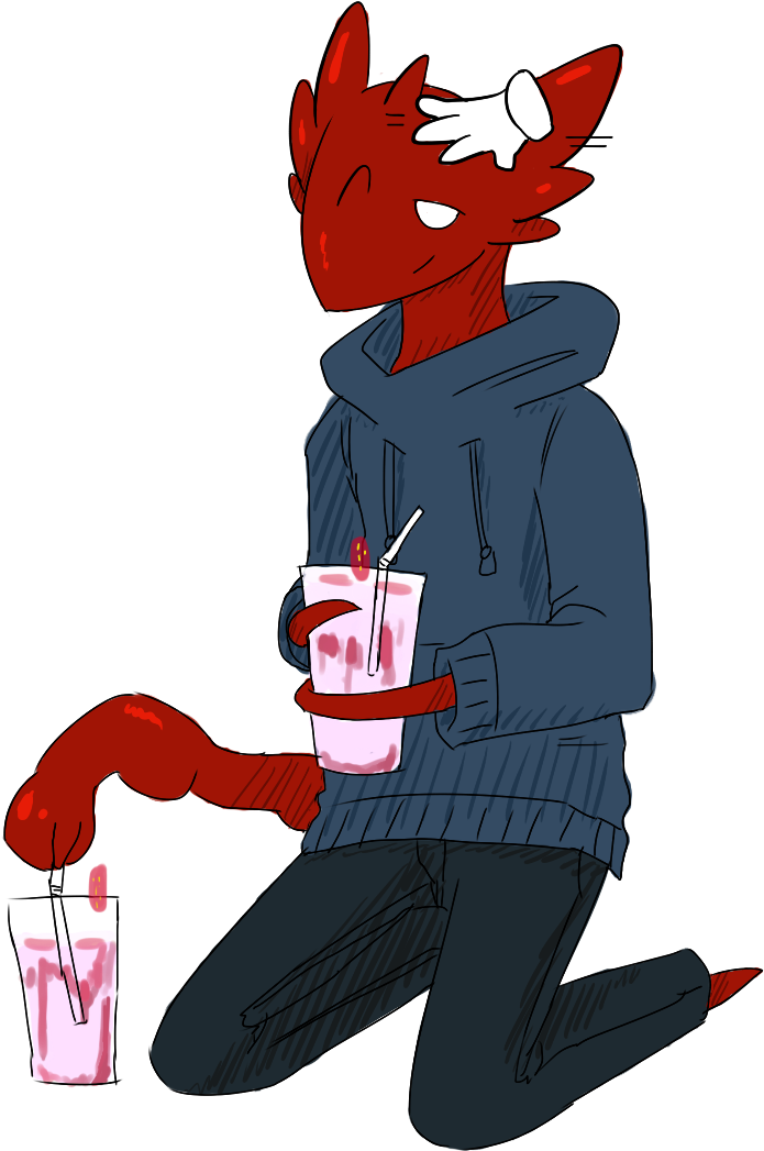 Gift Milkshake Clipart (766x1065), Png Download