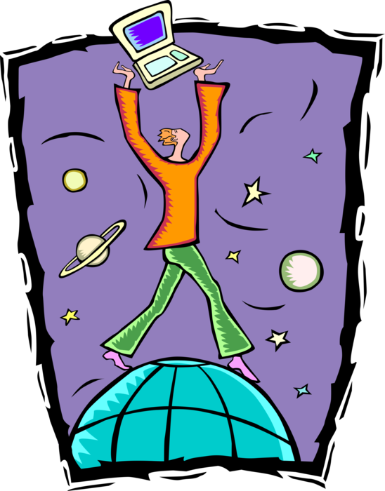 Vector Illustration Of Celebrating The Importance Of Clipart (548x700), Png Download