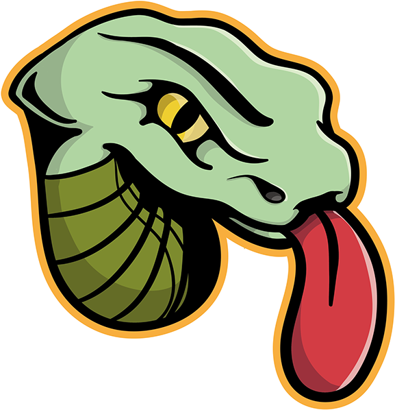 Snake Tongue Clipart (600x843), Png Download