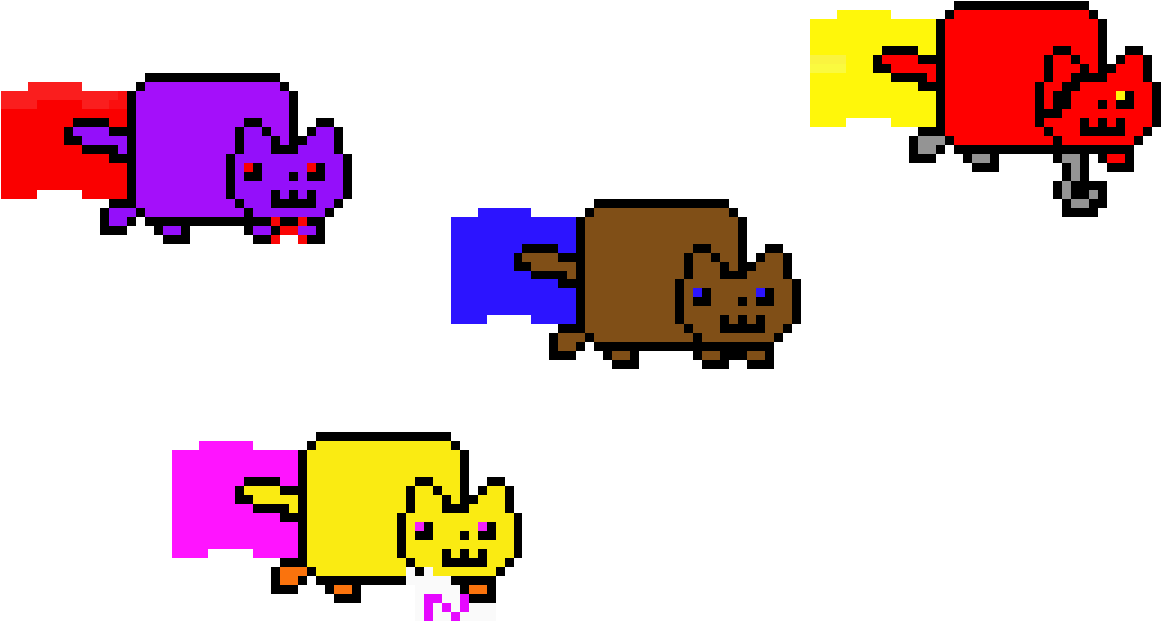 Nyan Fnaf Clipart (1440x770), Png Download