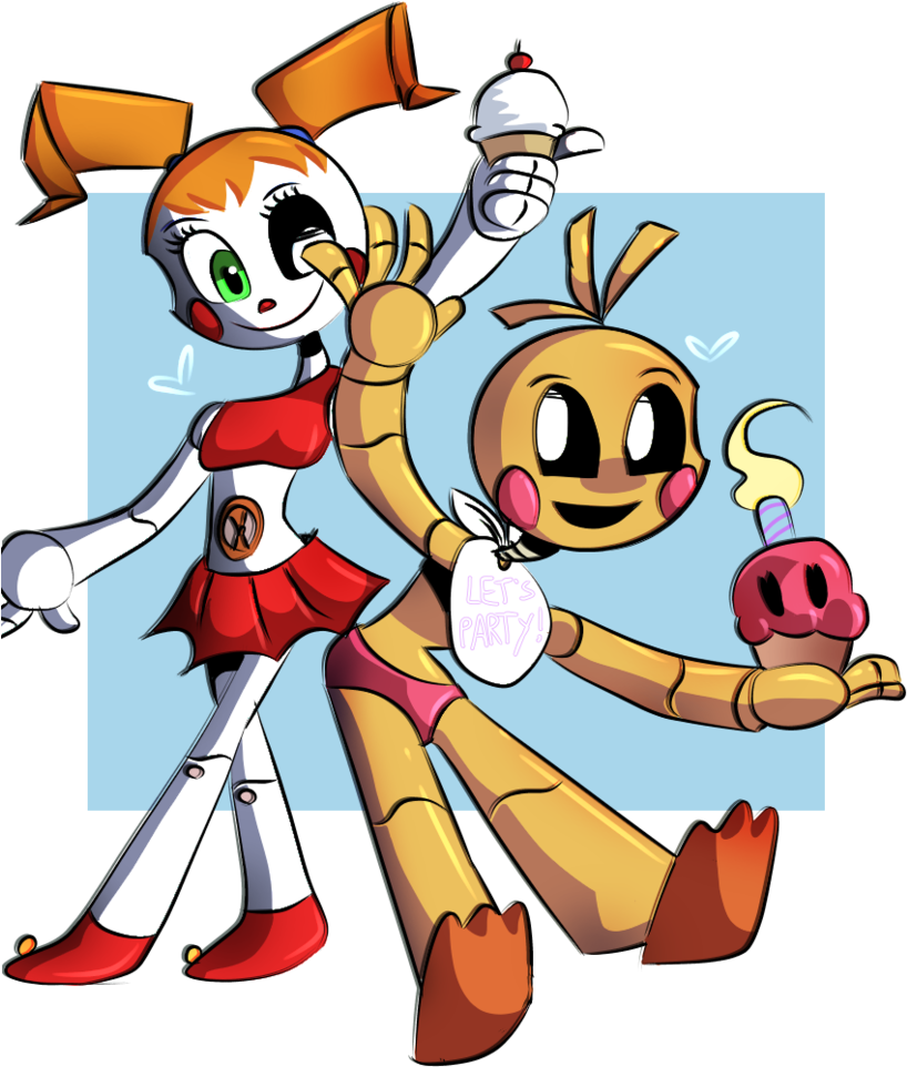 My Life As A Teenage Robot By Futurecrossed Fnaf Characters, Clipart (819x975), Png Download