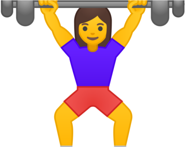 Girl Clipart Weightlifting - Png Download (640x480), Png Download