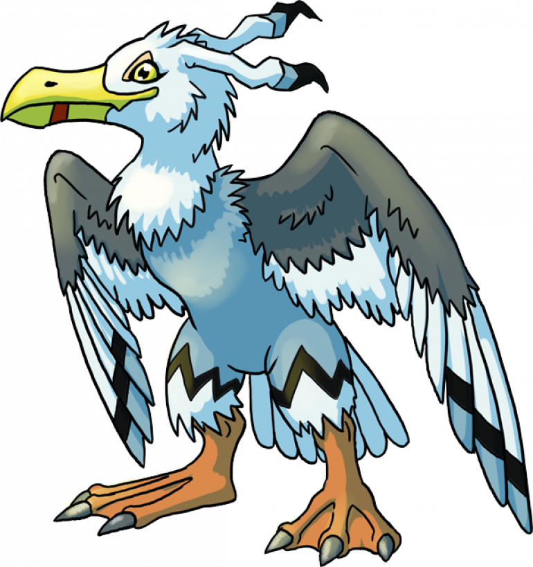 Seagull Monster Design Clipart (770x819), Png Download