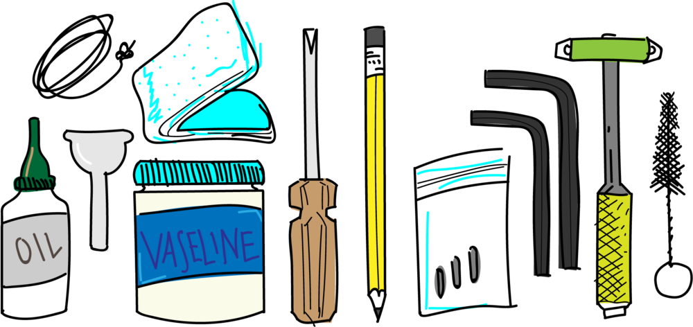 What's In My Gig Bag Clipart (1000x472), Png Download