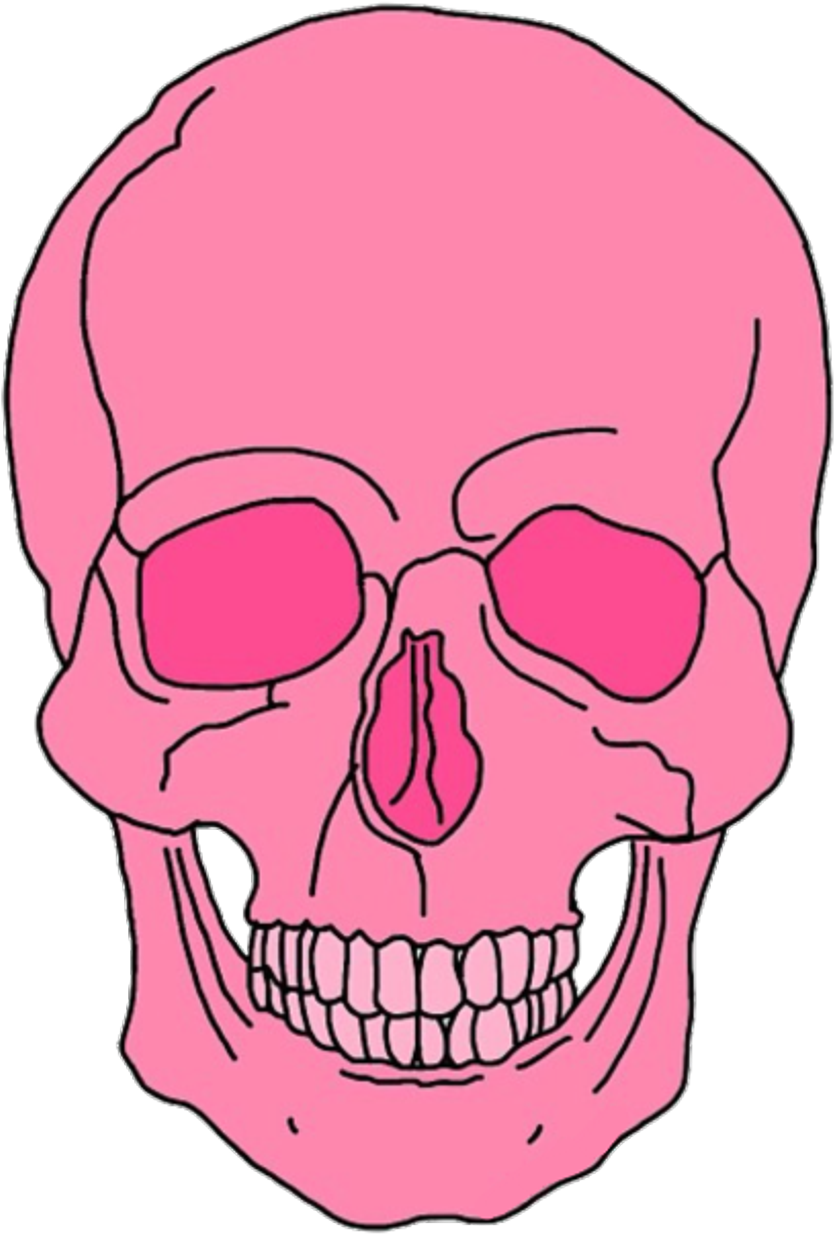 Skull Sticker Clipart (1024x1284), Png Download