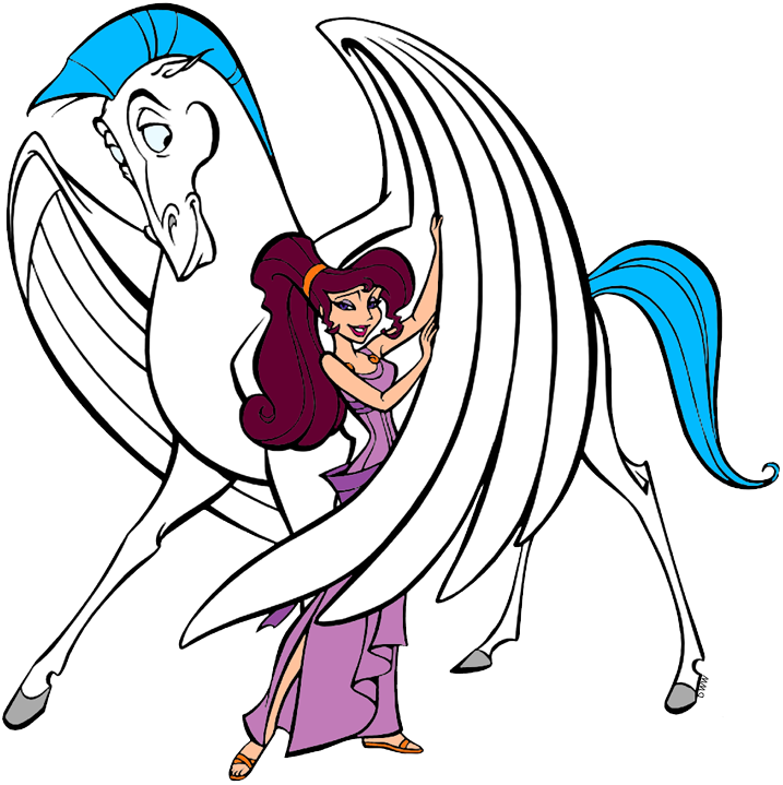 New Meg, Pegasus Clipart (717x719), Png Download